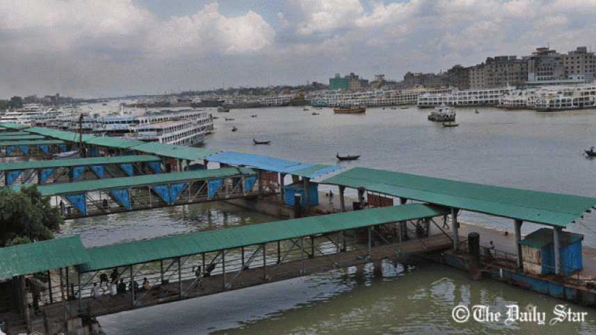 Today's weather in Bangladesh halts Water Transport Services