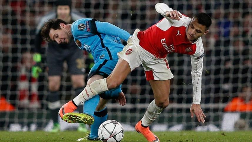 Lionel Messi and Alexis Sanchez