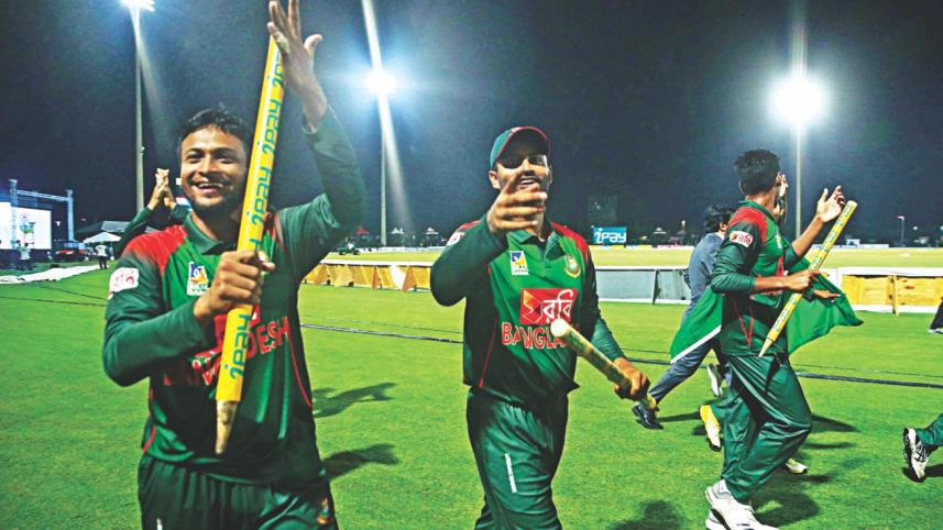 Captain Shakib Al Hasan and batsman Tamim Iqbal