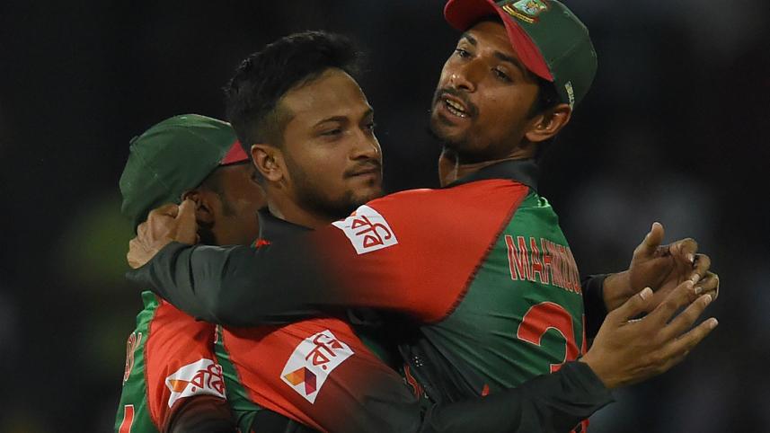 Shakib Al Hasan and Mahmudullah Riyad