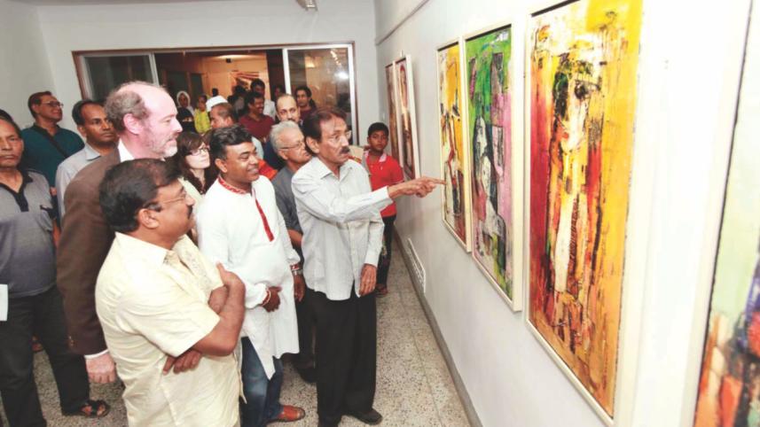 solo painting exhibition