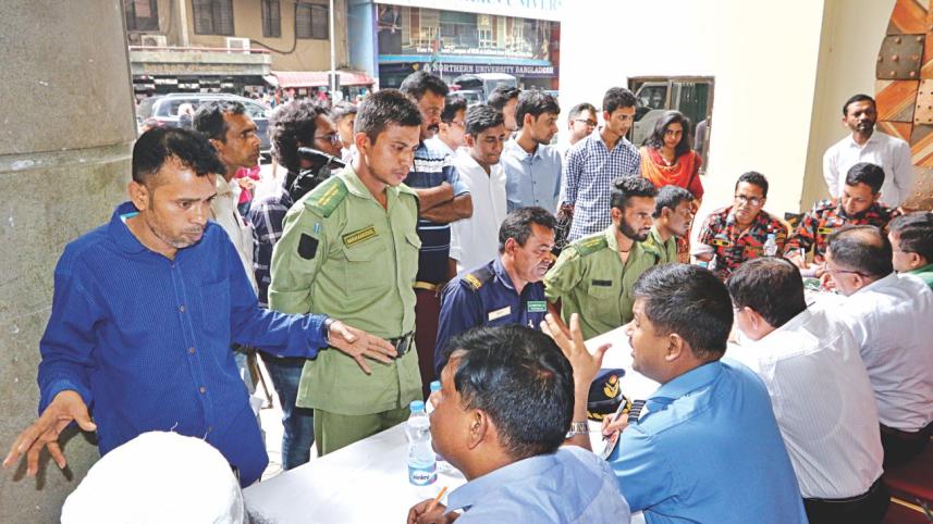 Banani FR Tower Fire survivors