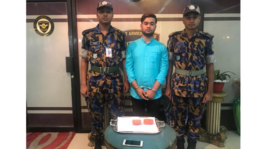 Youth held with yaba tablets at Dhaka airport