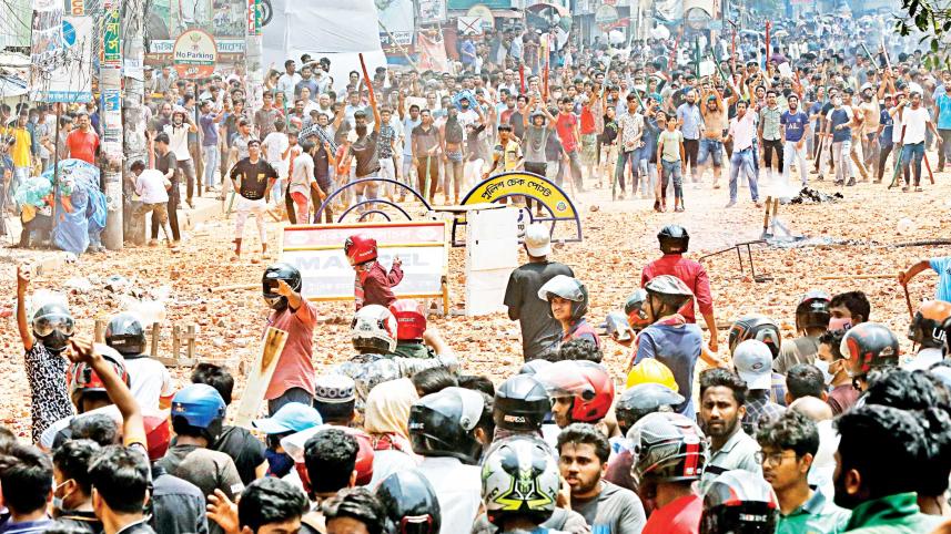 Police question 6 Dhaka College BCL men over New Market clashes