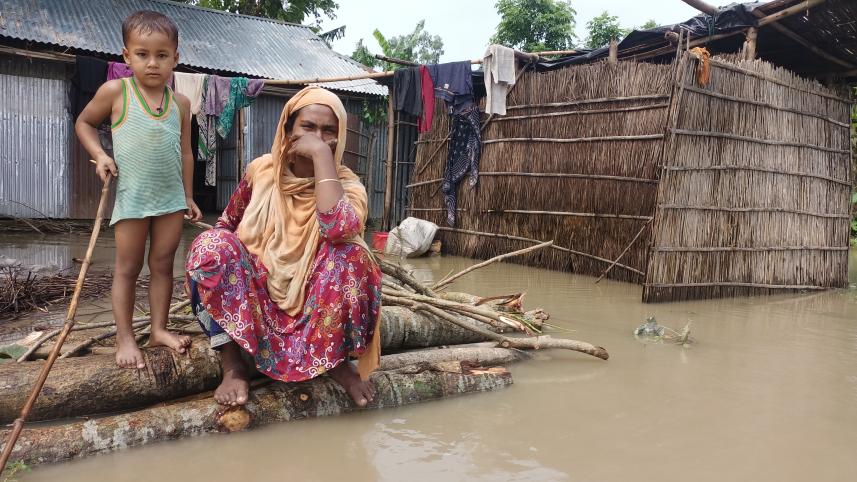 Flood situation worsens in Lalmonirhat