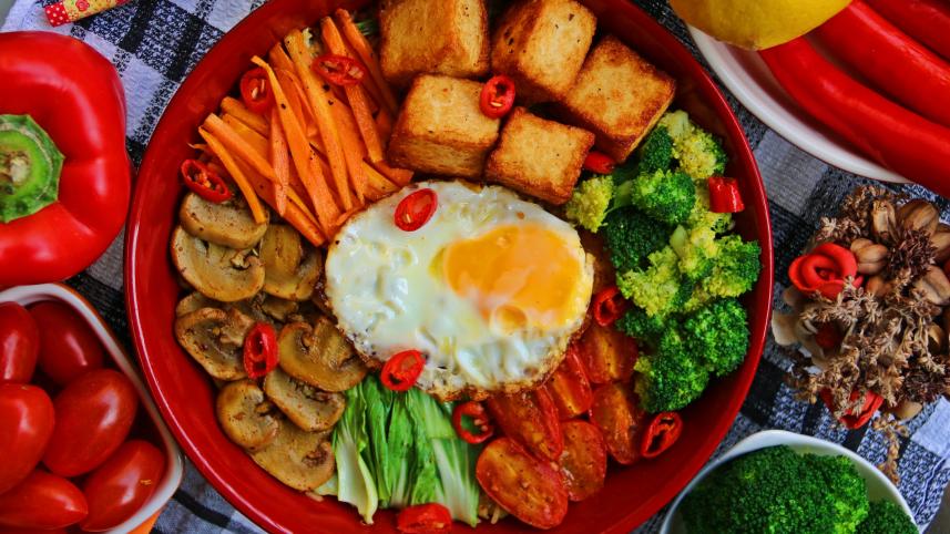 VEGETABLE BIBIMBAP vegetable recipes