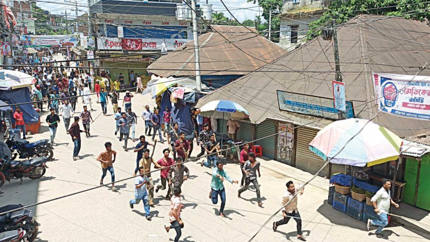 What does AL gain from unleashing violence on BNP?