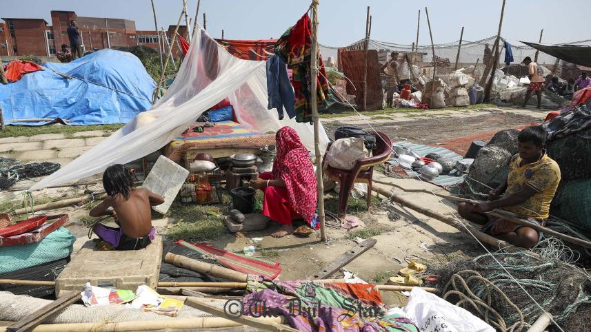 Photos Gallery of Cyclone Sitrang in Bangladesh