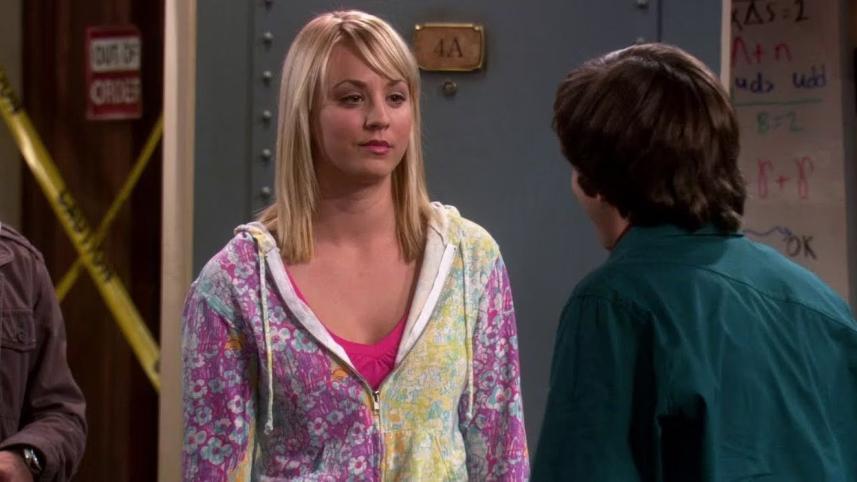 A scene from The Big Bang Theory