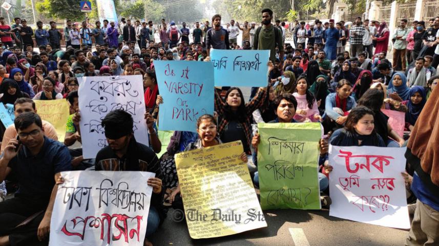 DU Student Protest