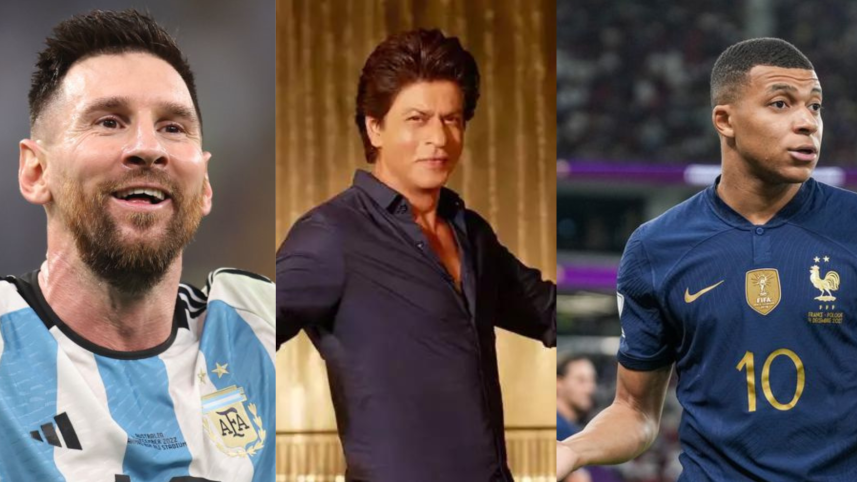 Shah Rukh Khan on Messi and Mbappe