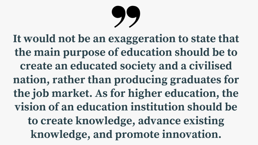 Purpose of higher education