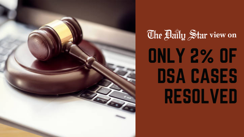 only 2 percent of dsa cases resolved