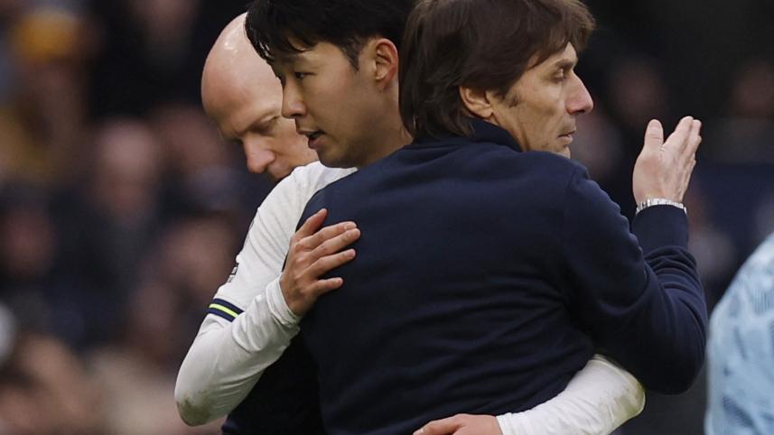 Antonio Conte and Son Heung-min