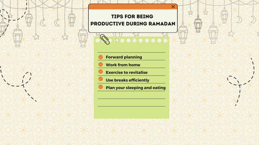 5 ways to be productive at work during Ramadan