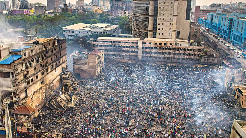 Bangabazar fire risk