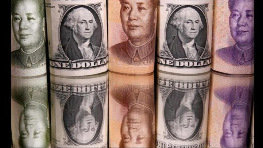 Renminbi vs US dollar REUTERS