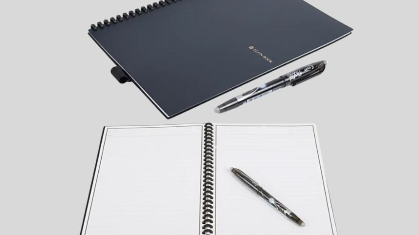 Microwave-erasable notebook