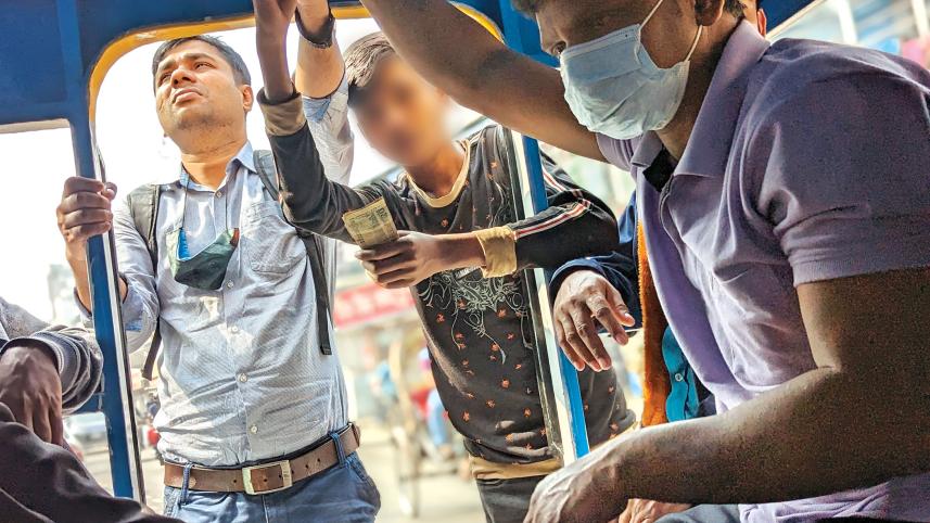 Childhood trapped in leguna