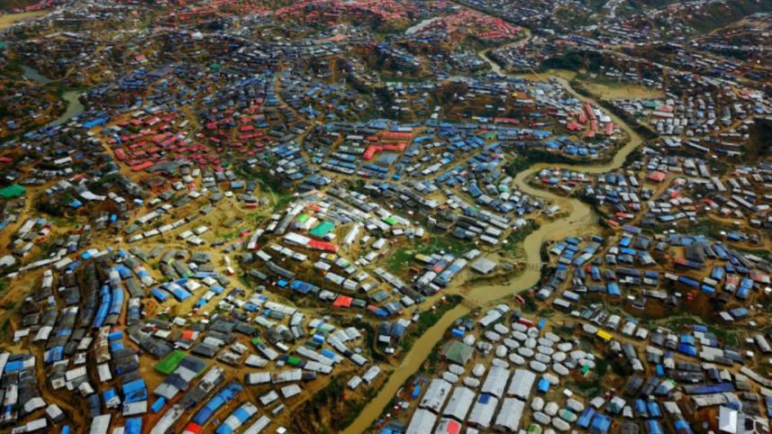 Rohingya camps in Cox's Bazar