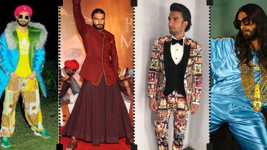 5 times actor Ranveer Singh made jaws drop with his fashion 