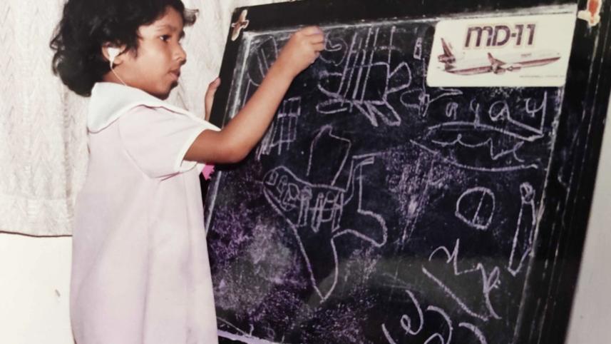 Salbhi Sumaiya: The artist whose art is heading to the Moon 