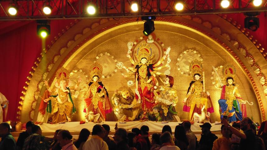 banani_puja_mandap  Durga Puja in Dhaka: A glimpse into splendid puja mandaps