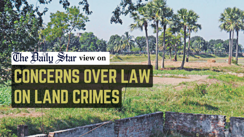 concerns over recently passed law on land crimes