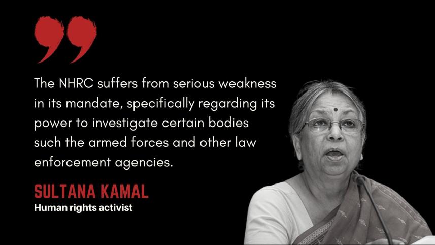 The National Human Rights Commission has fundamental flaws