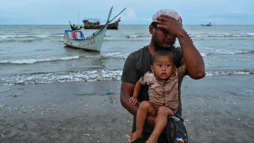 Rohingya refugees embarking on perilous journeys