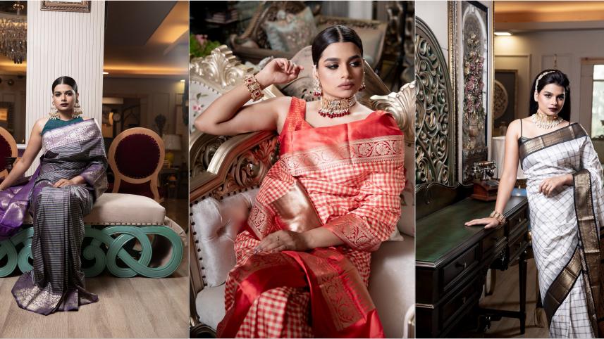 Embracing tradition: Katan saris for today's woman