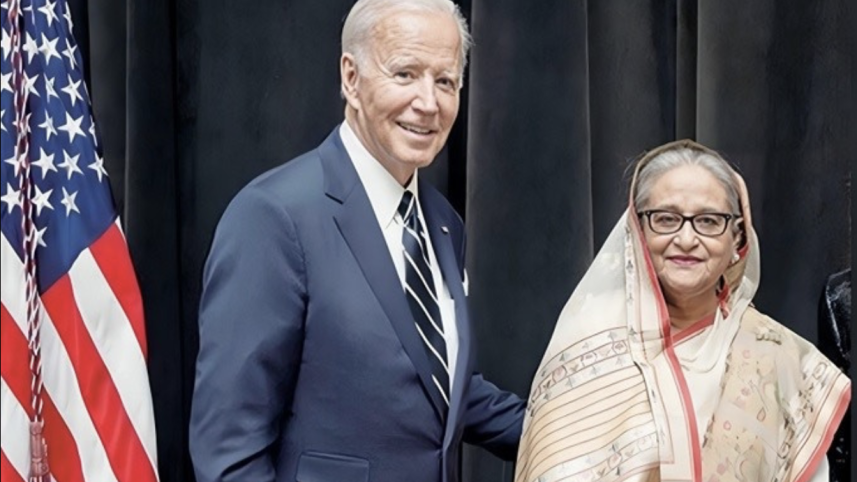 Biden writes to PM Hasina