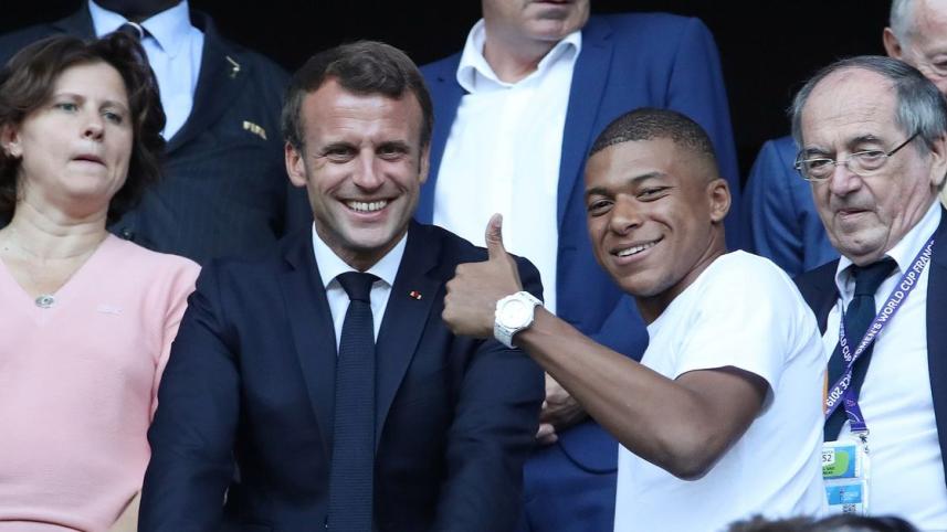 Emmanuel Macron, Kylian Mbappe.jpg