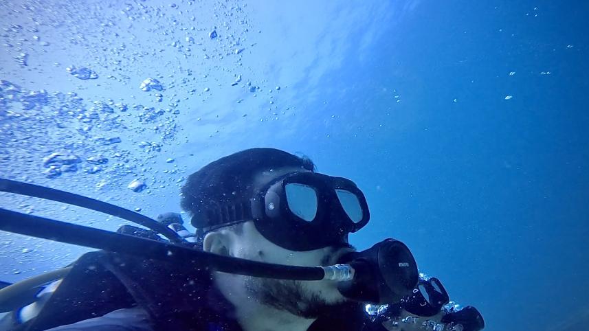 Beneath the surface: Slow breaths and slower time from scuba diving