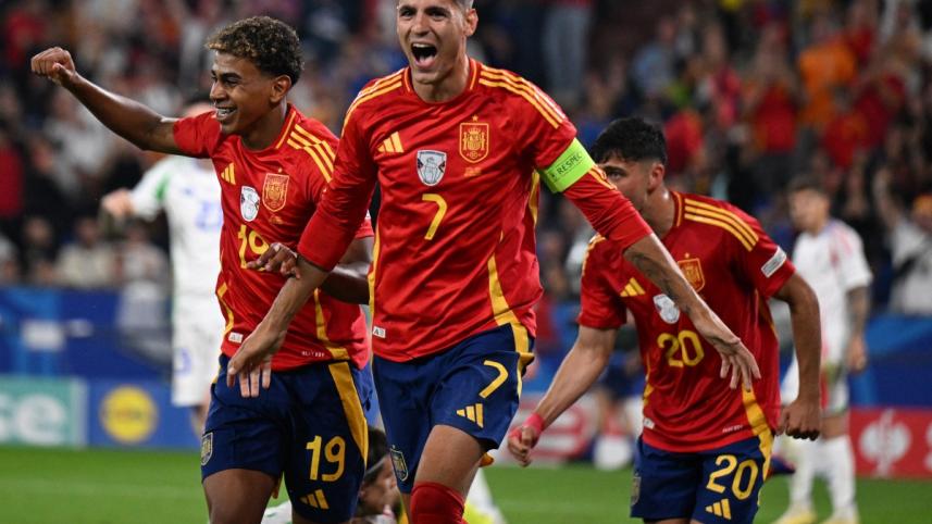 Alvaro Morata vs Italy 2024