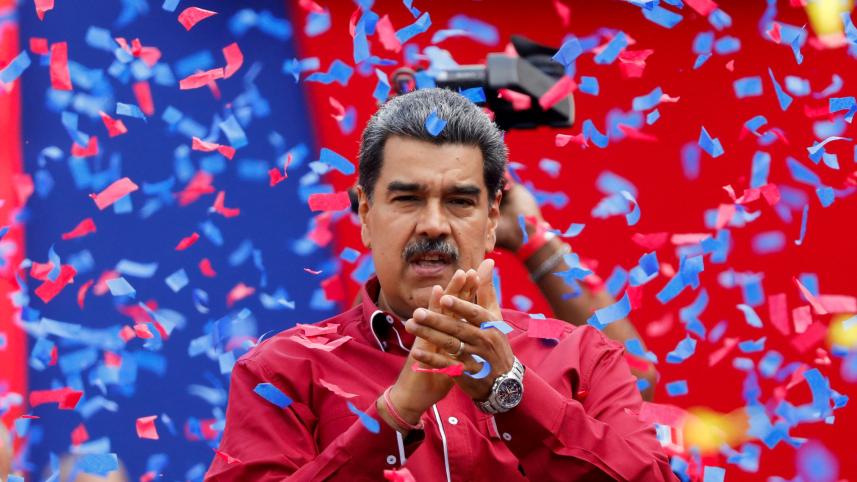 The Venezuelan people stay with the Bolivarian Revolution