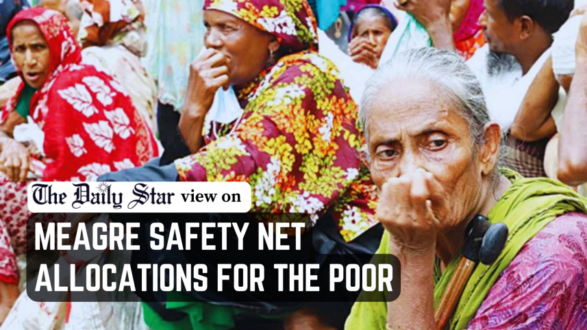 paltry safety net allocations for the poor