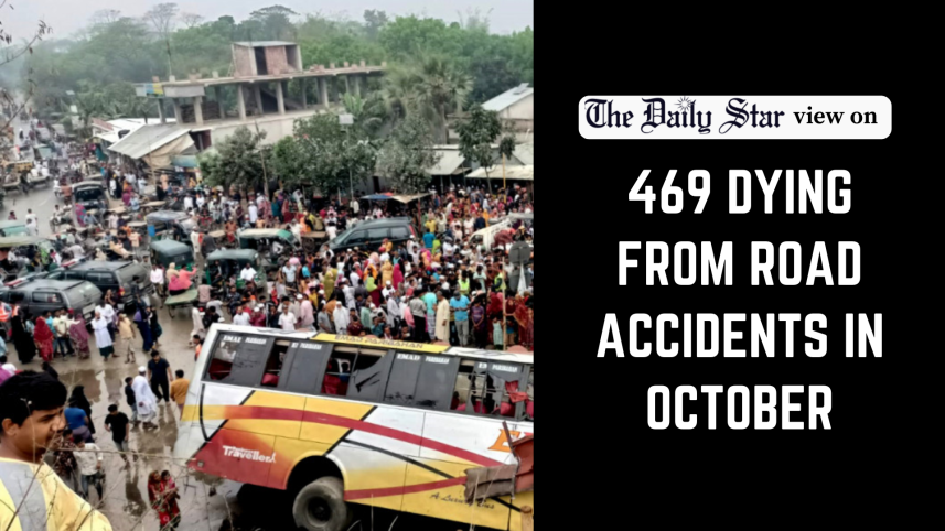 469 dying from road accidents in october