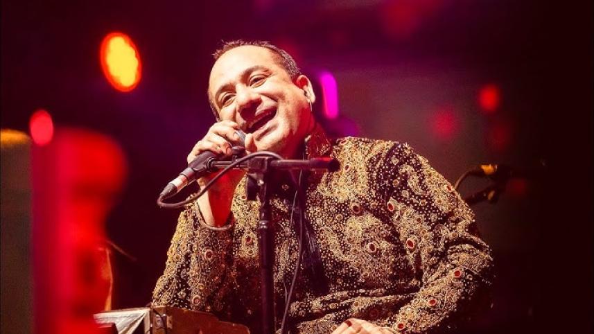 Rahat Fateh Ali Khan arrives, ready to enchant Dhaka tonight .jpg