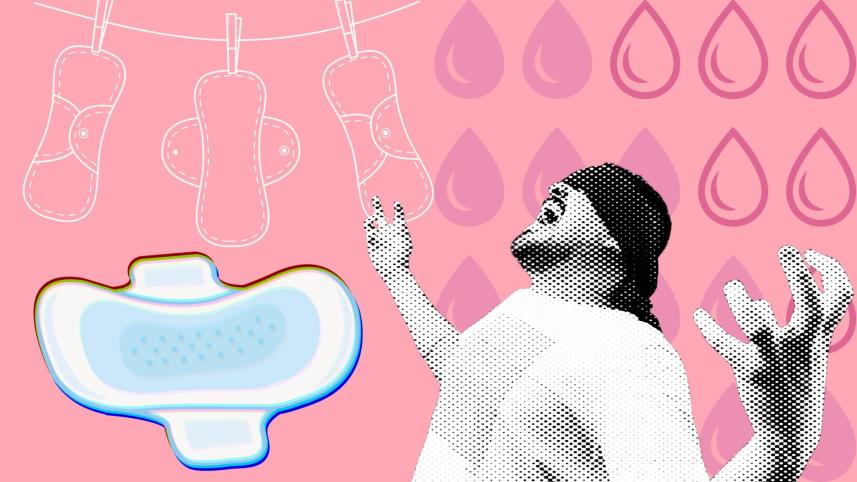 sanitary napkins controversy at book fair