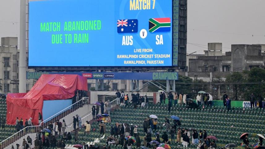 Australia vs South Africa match abandoned due to rain