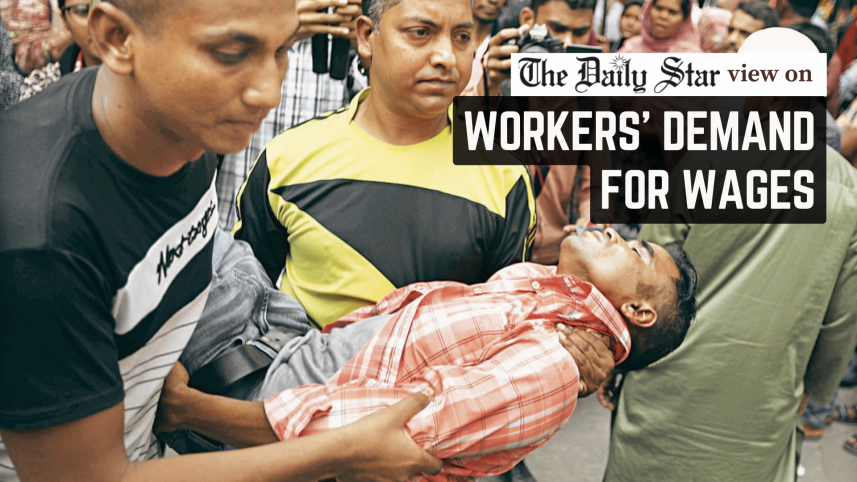 workers demand for wages before Eid 