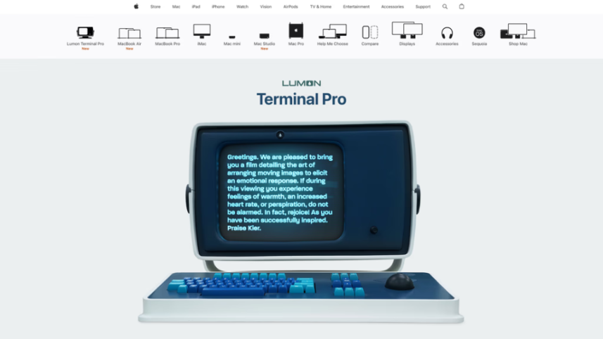 Lumon Terminal Pro landing page