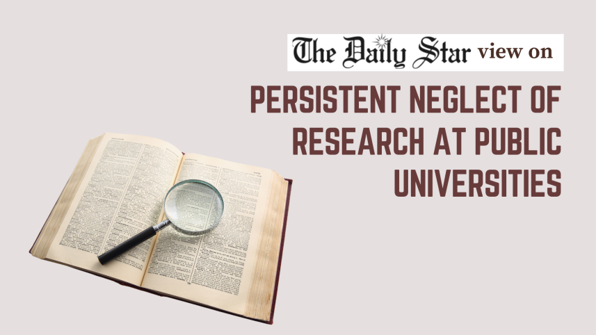 Persistent neglect of research at Bangladesh public universities