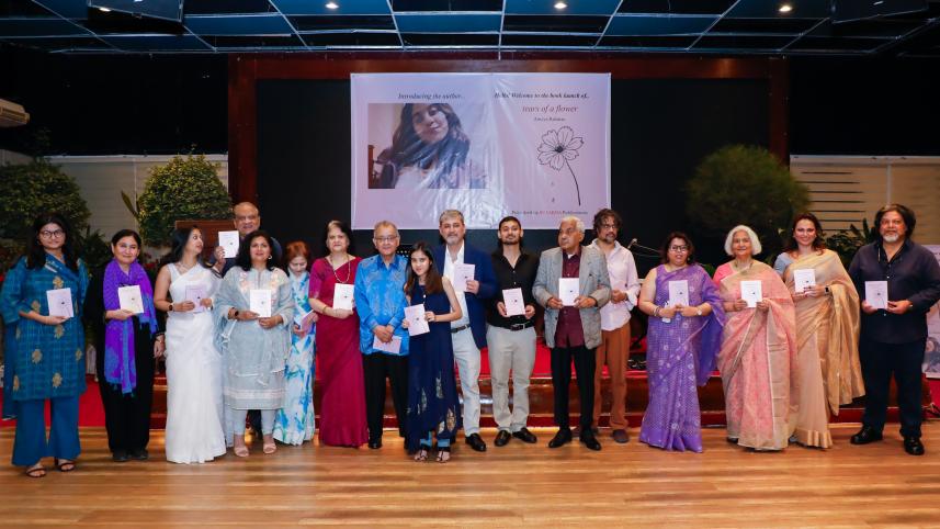 Bangladeshi poet Amaya Rahman launches ‘Tears of a Flower’ 