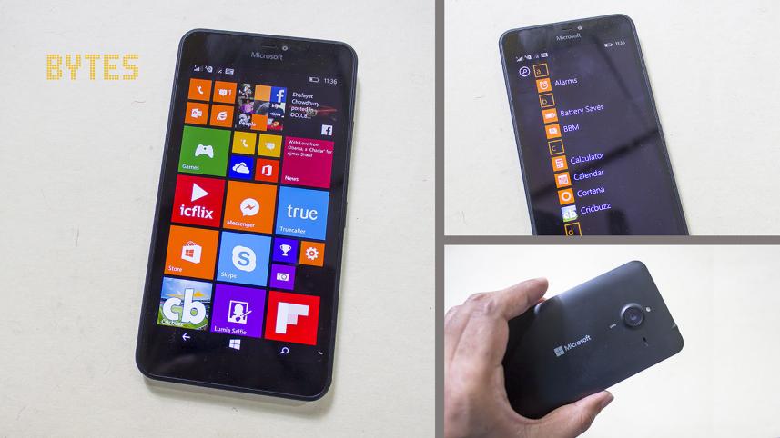 Microsoft Lumia 640XL 'handling' test