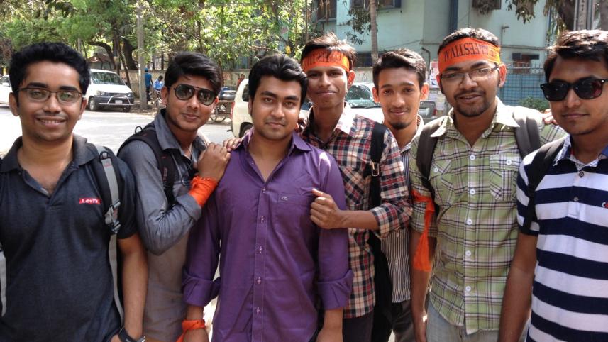 Young people in Dhaka