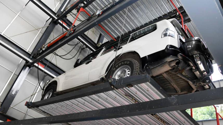 digital multilevel car parking