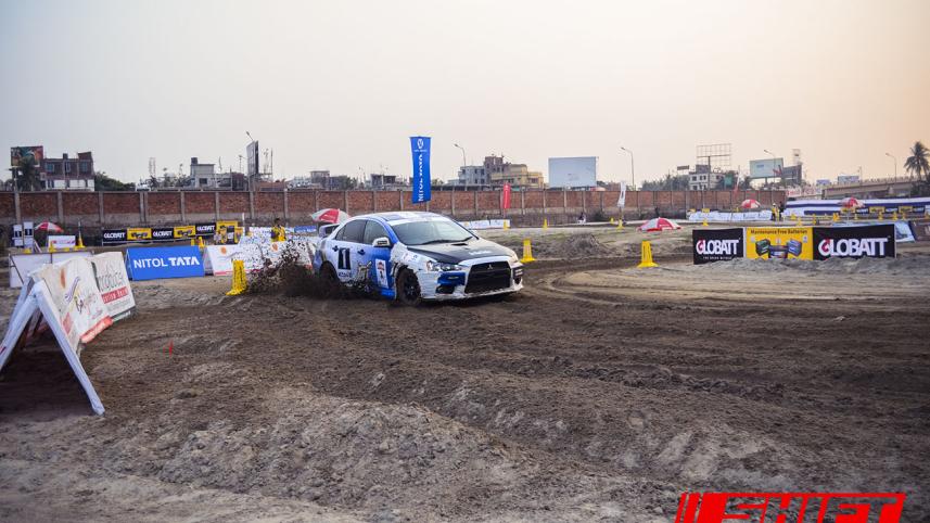 tasdid shift rallycross 2015 bangladesh avik evo