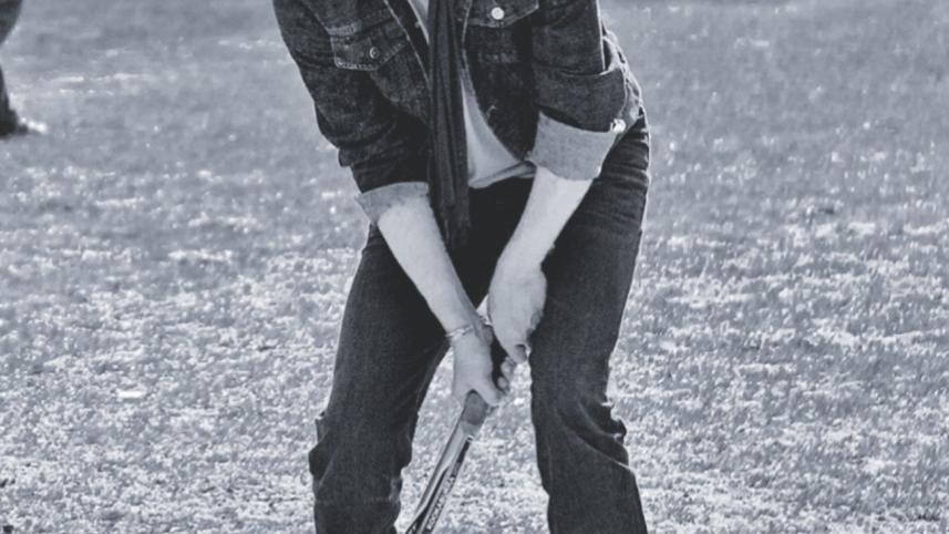 Irrfan Khan during a break from shooting